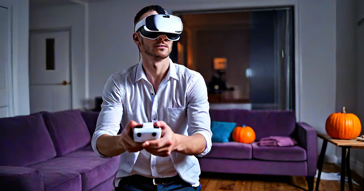 Хоррор-вечер дома: VR-шутер с трансляцией со шлема на телевизор